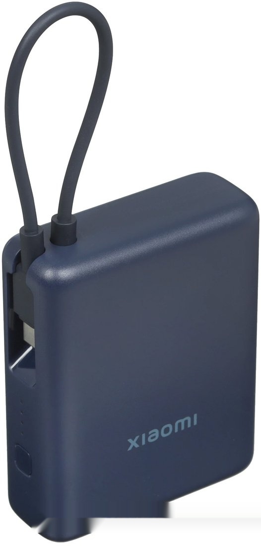 Портативный внешний аккумулятор Xiaomi 33W Power Bank 10000mAh (Integrated Cable) Ice Blue GL, PB1033MI BHR9341GL