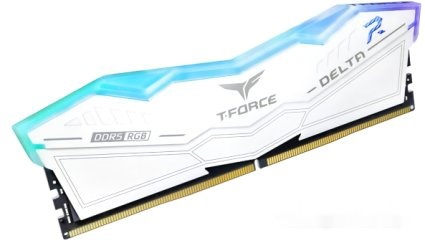 Оперативная память DDR5 6000/64Gb (2x32GB) Team Group T-Force Delta RGB White, FF4D564G6000HC38JDC01