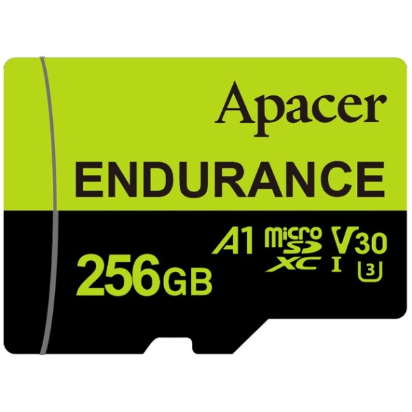 Карта памяти microSDXC 256GB Apacer High Endurance + адаптер, AP256GEDM1D05-R
