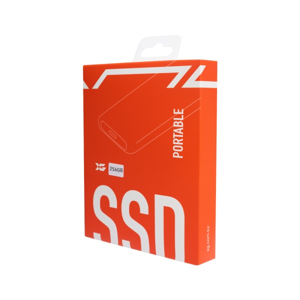 Внешний SSD 256GB XG XGED256-R Black