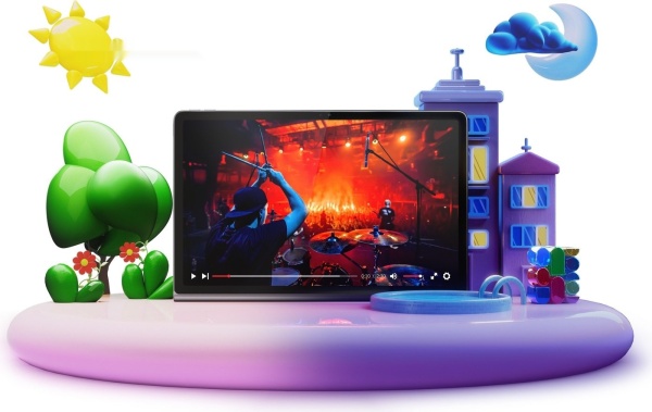 Планшет Lenovo Tab Plus 8GB/256GB TB351FU ZADX0082RU Luna Gray