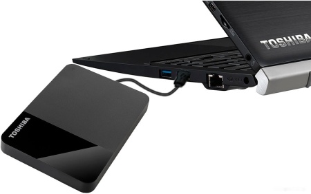 Внешний HDD 2.5" 1Tb Toshiba Canvio Ready Black, HDTP310EK3AA