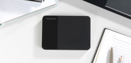 Внешний HDD 2.5" 1Tb Toshiba Canvio Ready Black, HDTP310EK3AA