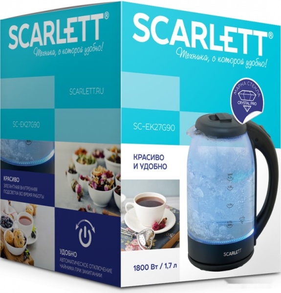 Электрический чайник Scarlett SC-EK27G90