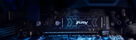 Диск SSD M.2 PCI-E 500Gb Kingston Fury Renegade, SFYRS/500G