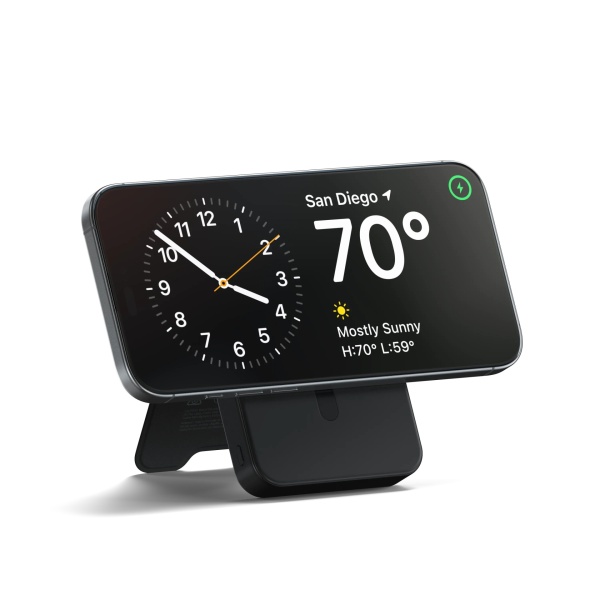 Портативное зарядное устройство Satechi Qi2 10K Magnetic Power Bank with Stand Sand, ST-B10Q2SW