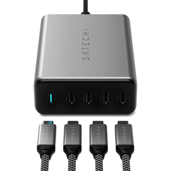 Зарядное устройство Satechi 165W USB-C 4-Port PD GaN Charger, ST-UC165GM-EU