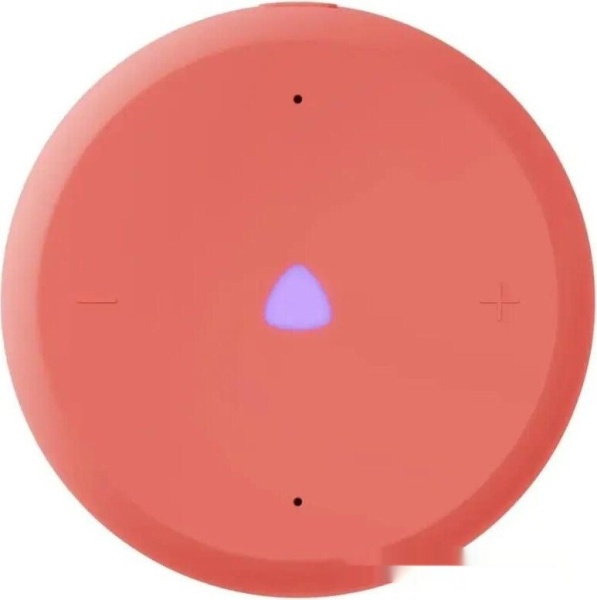 Умная колонка Яндекс Станция Лайт 2 с Алисой без часов Коралловый, YNDX-00028ORG