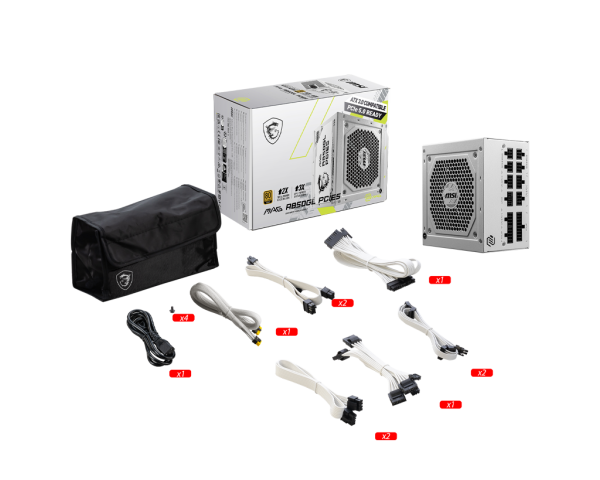 Блок питания MSI MAG A850GL PCIE5 WHITE