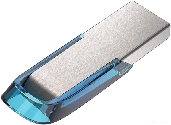 USB Flash drive 128GB SanDisk Cruzer Ultra Flair CZ73 USB3.0 Tropical Blue, SDCZ73-128G-G46B