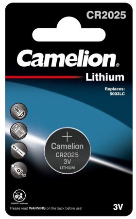 Батарейка CAMELION Lithium CR2025-BP1 1 шт.