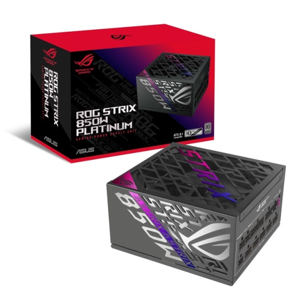Блок питания ASUS ROG STRIX 850W Platinum, ROG-STRIX-850P-GAMING