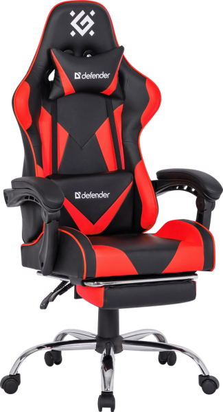 Компьютерное кресло Defender Pilot Black/Red, 64354