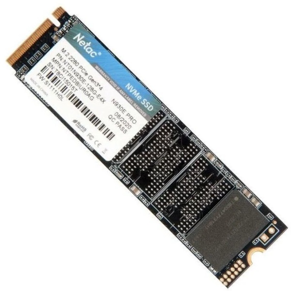 Диск SSD M.2 PCI-E 128Gb Netac N930E Pro, NT01N930E-128G-E4X