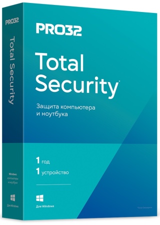 Антивирус PRO32 Total Security BOX лицензия на 1 год 1ПК, PRO32-PTS-NS(BOX)-1-1 KZ