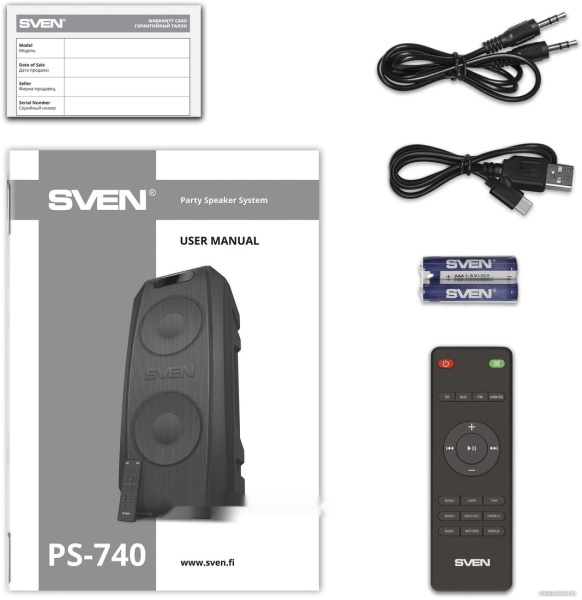 Колонка портативная Sven PS-740, SV-022341