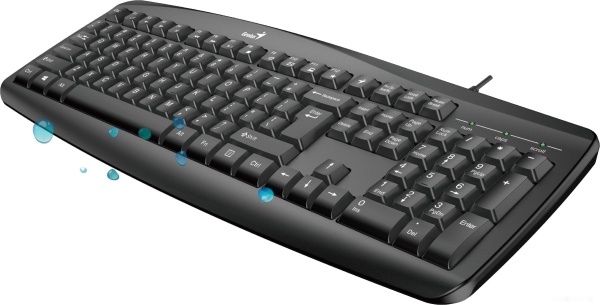 Комплект клавиатура + мышь Genius Smart KM-200, USB, Black