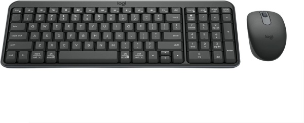 Клавиатура + мышь Logitech MK250 Compact Bluetooth Wireless Combo Graphite, 920-013853