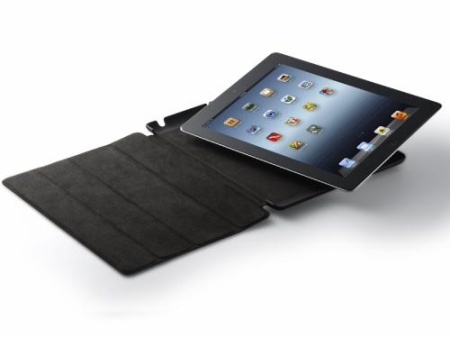 Чехол для планшета Cooler Master iPad (2012) Wake Up Folio Carbon Texture Black, C-IP3F-CTWU-KK