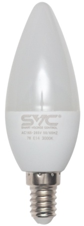 Лампочка SVC LED C35-7W-E14-3000K