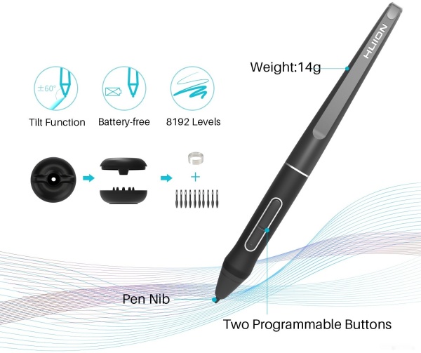 Графический планшет Huion Kamvas 16, GS1562