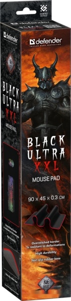 Коврик Defender Black Ultra XXL 900x450x3mm, 50564