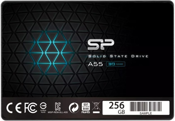 Диск SSD 2.5" 256Gb Silicon Power Ace A55, SP256GBSS3A55S25