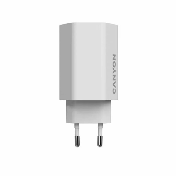 Зарядное устройство Canyon Wall Charger Hexagon 65 White, CND-CHAHEX65W