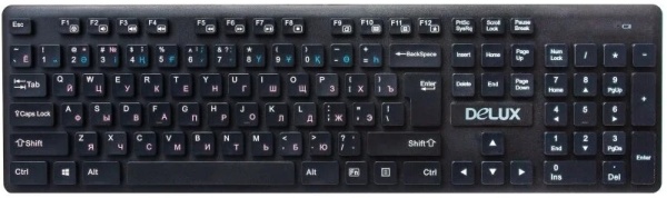 Клавиатура беспроводная Delux DLK-150GB