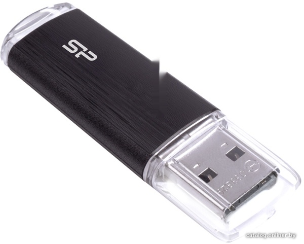 USB flash 64GB Silicon Power, Ultima U02, USB 2.0, black, SP064GBUF2U02V1K