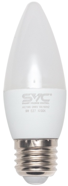 Лампочка SVC LED C35-9W-E27-4200K