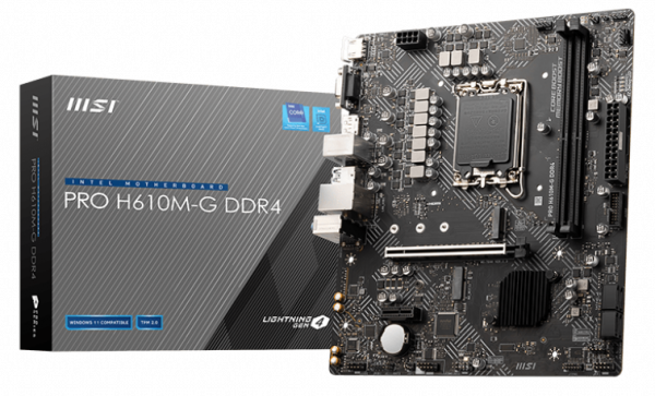 Материнская плата MSI PRO H610M-G DDR4