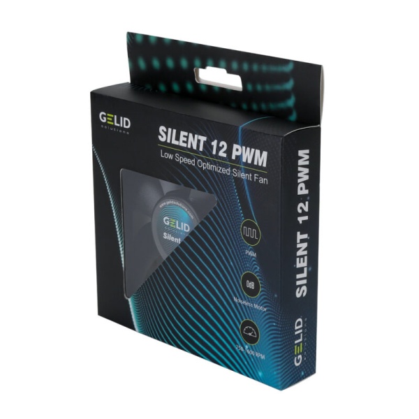 Вентилятор для корпуса GELID Solutions SILENT 12 PWM BLACK, FN-PX12-16