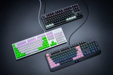 Набор кейкапов RAZER PBT Keycap Upgrade Set Mercury White