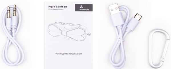 Колонка портативная AccesStyle Aqua Sport BT Black/Blue