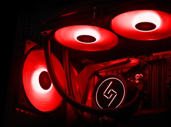 Вентилятор для корпуса Deepcool RF120R, DP-FLED-RF120-RD