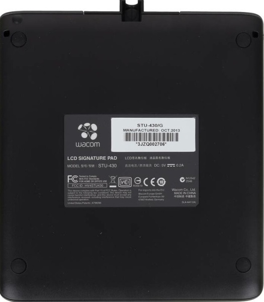 Планшет для цифровой подписи Wacom LCD Signature Tablet, STU-430-CH2