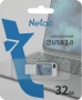 USB Flash drive 32GB Netac UA31 Blue USB2.0, NT03UA31N-032G-20BL