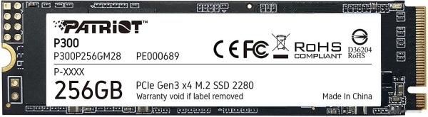 Диск SSD M.2 PCI-E 256Gb Patriot P300, P300P256GM28