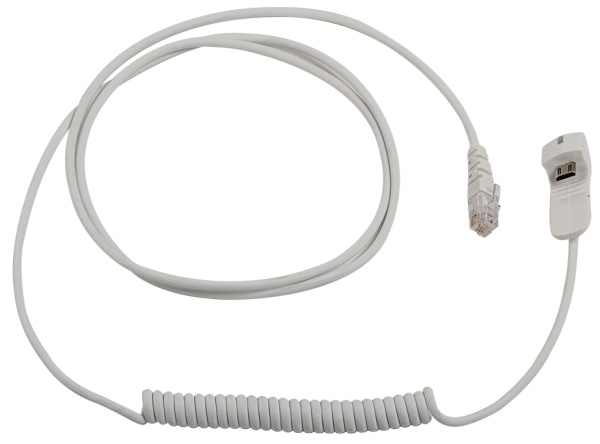 Противокражный кабель Eagle A6150BW Reverse MicroUSB - MicroUSB