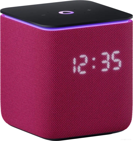 Умная колонка Яндекс Станция Миди Малиновый, YNDX-00054PNK