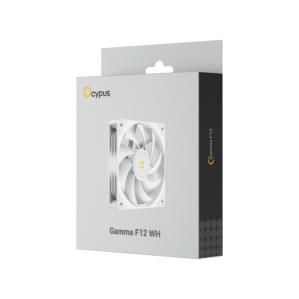 Вентилятор для корпуса Ocypus Gamma F12 WH, Gamma-F12-WH1NN00X-GL