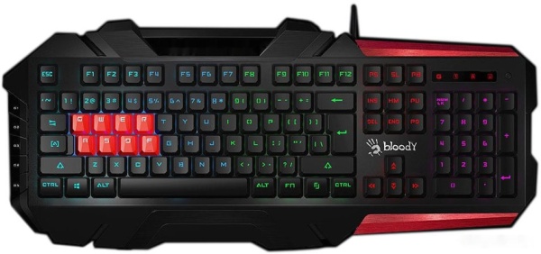 Клавиатура A4Tech Bloody B3590R Black/Red