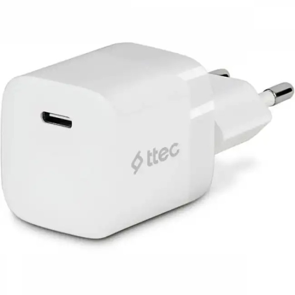 Зарядное устройство TTEC SmartCharger 30W PD USB-C Travel Charger White, 2SCP03B