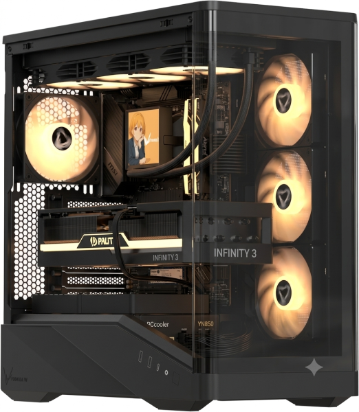 ПК OVER GAMING ULTRA G56 BLACK - Ryzen 7 7700 / RTX 5070 / 32GB / 1TB SSD