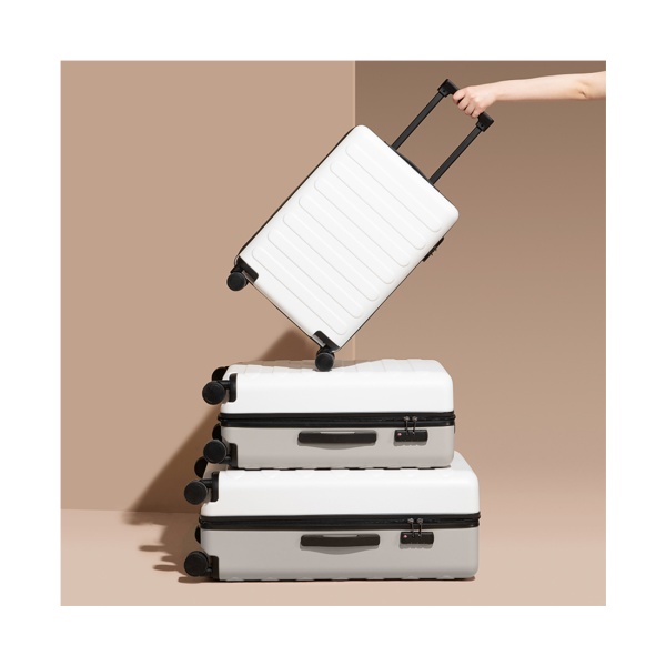 Чемодан Ninetygo Rhine Luggage 28" Moonlight white/Mocha brown, 6941413222136