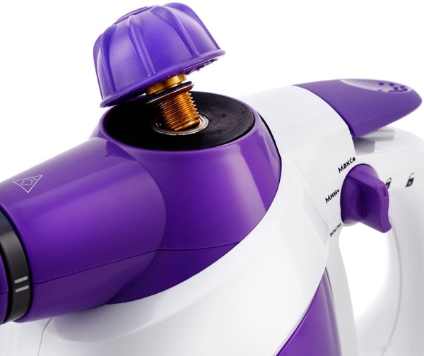 Пароочиститель Kitfort KT-976, бело-фиолетовый