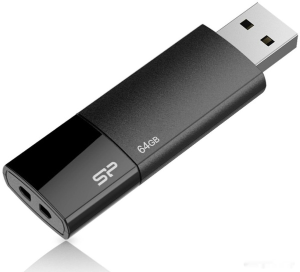 USB Flash drive 64GB Silicon Power Ultima U05 Black, SP064GBUF2U05V1K