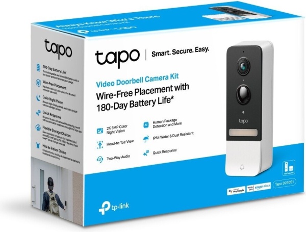Умный дверной звонок TP-Link Tapo D230S1