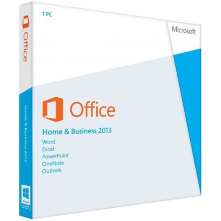 MS Office Home and Business 2013 32-bit/x64 Russian DVD Box, T5D-01762